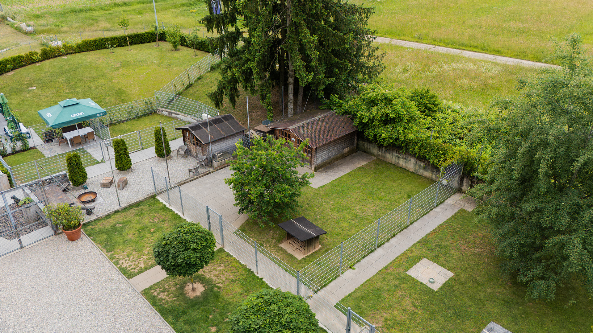 Luftaufnahme Gady Hundezentrum